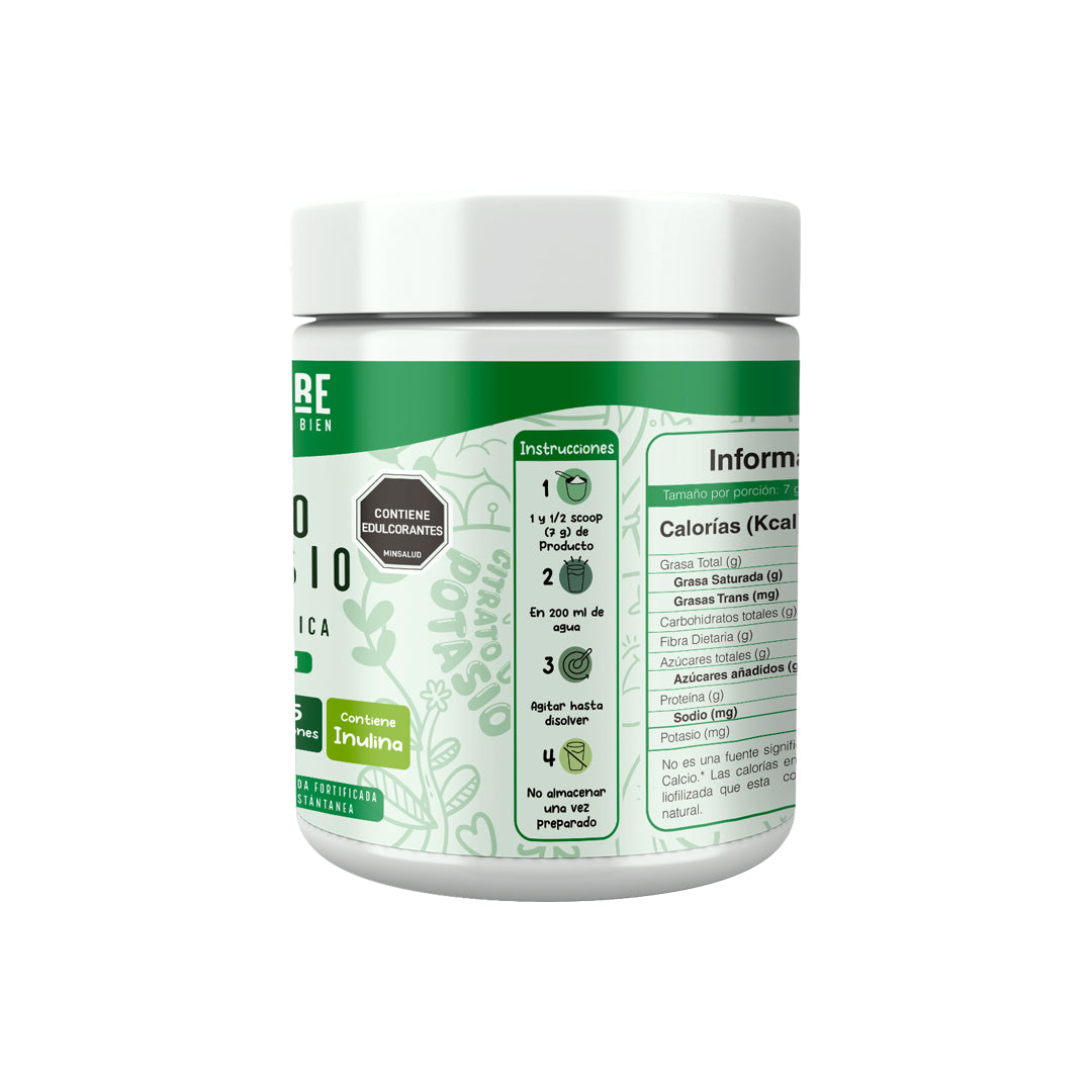 Citrato de Potasio Sabor Limón, 2000 mg