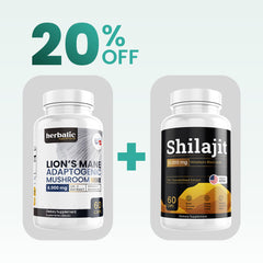 Combo Shilajit 60 cápsulas + Melena de León 60 cápsulas
