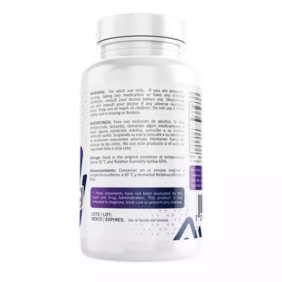 Bisglicinato de Magnesio 500mg, 60 cápsulas