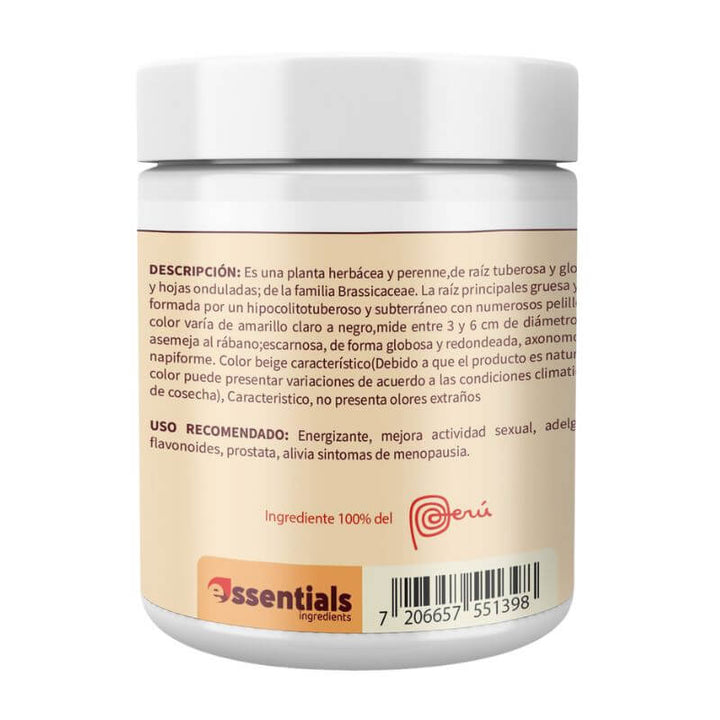 Maca roja peruana