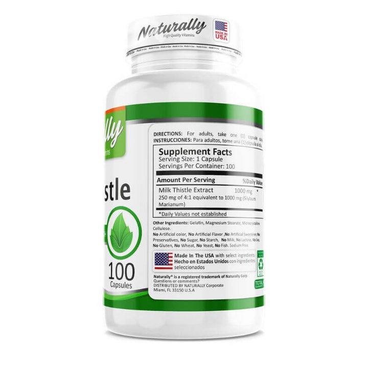 Milk thistle capsulas 