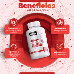 NAD + Resveratrol 60 cápsulas