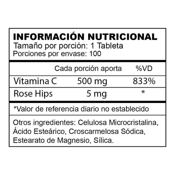 Vitamina C  with Rose Hips
