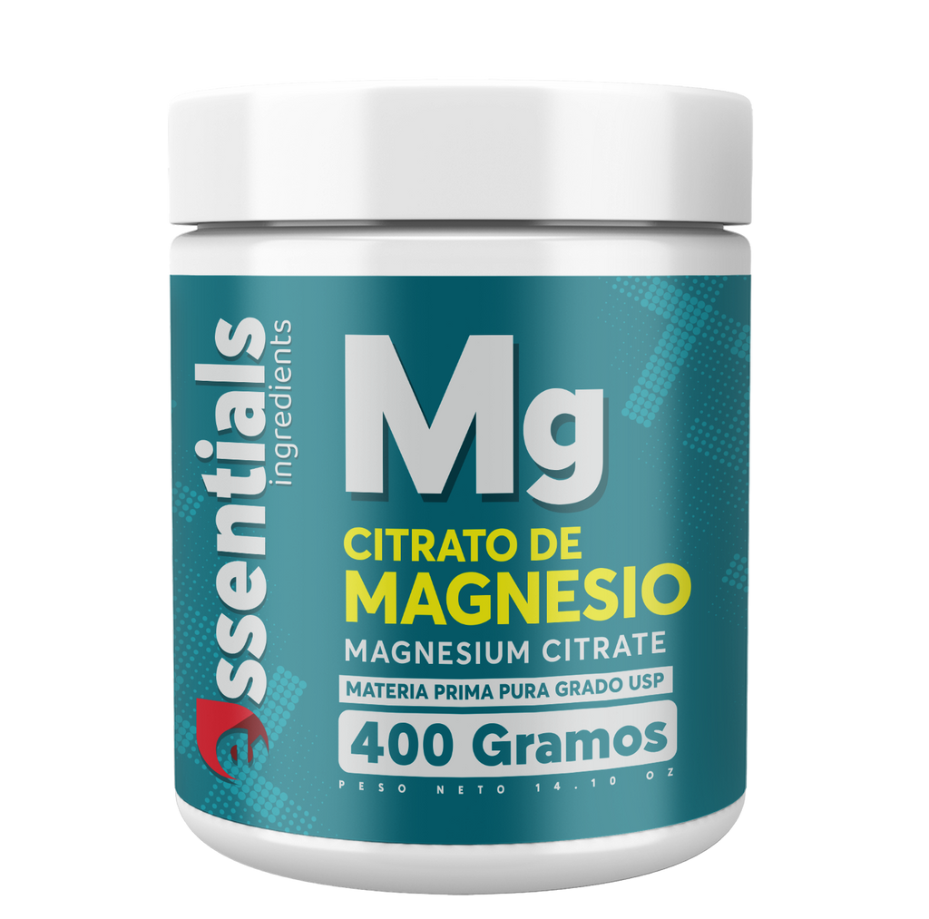 CITRATO DE MAGNESIO EN POLVO PURO | 400 GR | ESSENTIALS INGREDIENTS