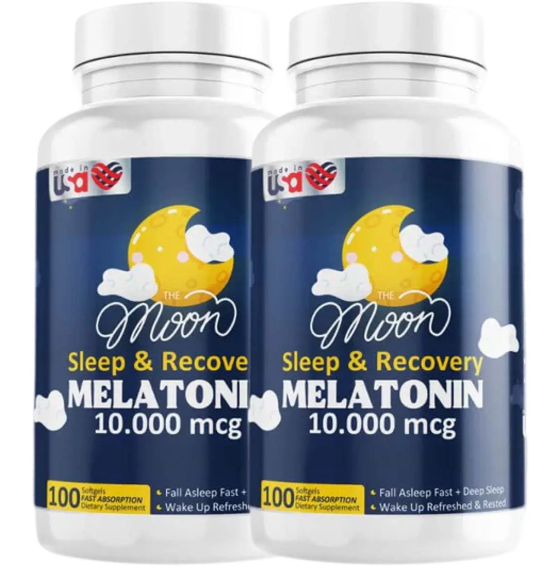 Melatonina 10 mg, 100 Cápsulas X2