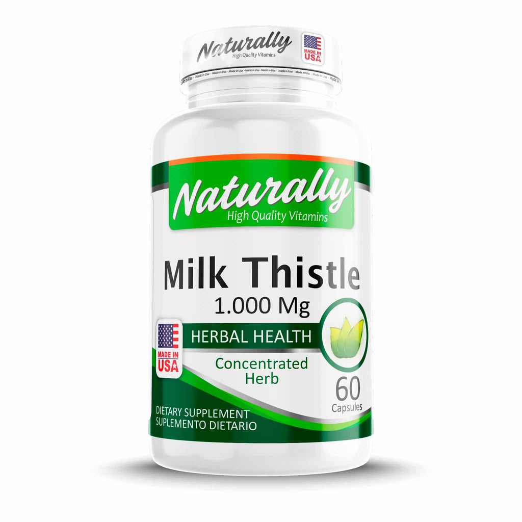 MILK THISTLE | 1.000 Mg | 60 CAPSULES | AMERICANO | NATURALLY