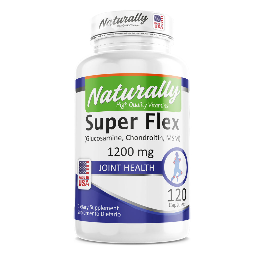 SUPER FLEX (GLUCOSAMINE,CHONDROITINE,MSM)| 1.200MG | 120 CAPS | AMERICANA | NATURALLY