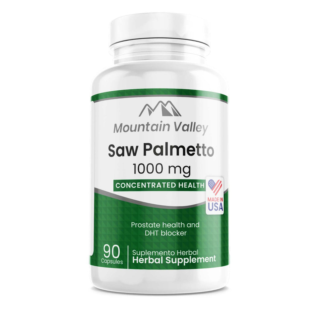 SAW PALMETTO | 1.000 MG | 90 CÁPSULAS | MOUNTAIN VALLEY